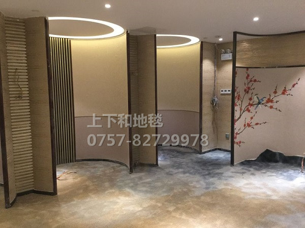 廣州白云機場地毯工程 羊毛手工地毯案例展示四