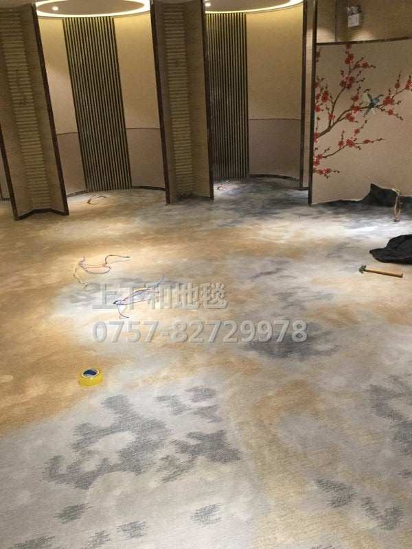 廣州白云機場地毯工程 羊毛手工地毯案例展示五